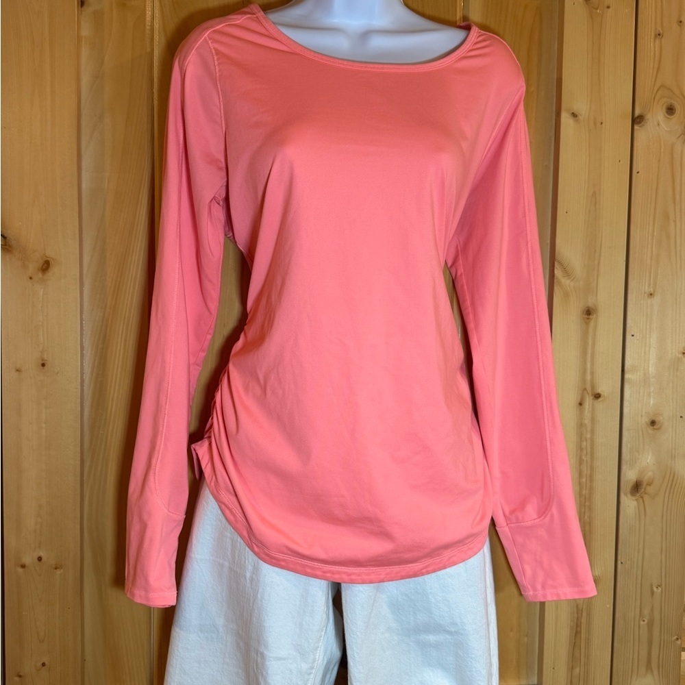 Calia Women's Large Peach Long Sleeve Performance Top